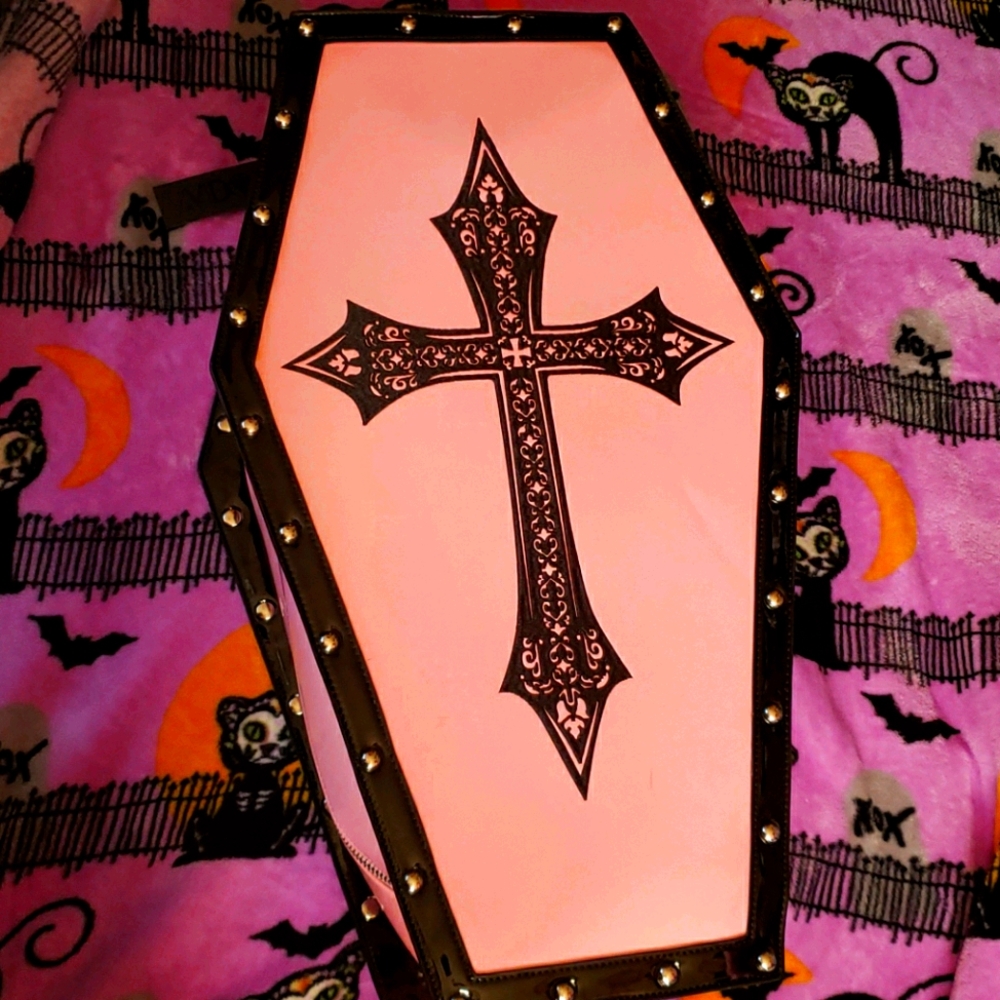 Pink Coffin Bag
